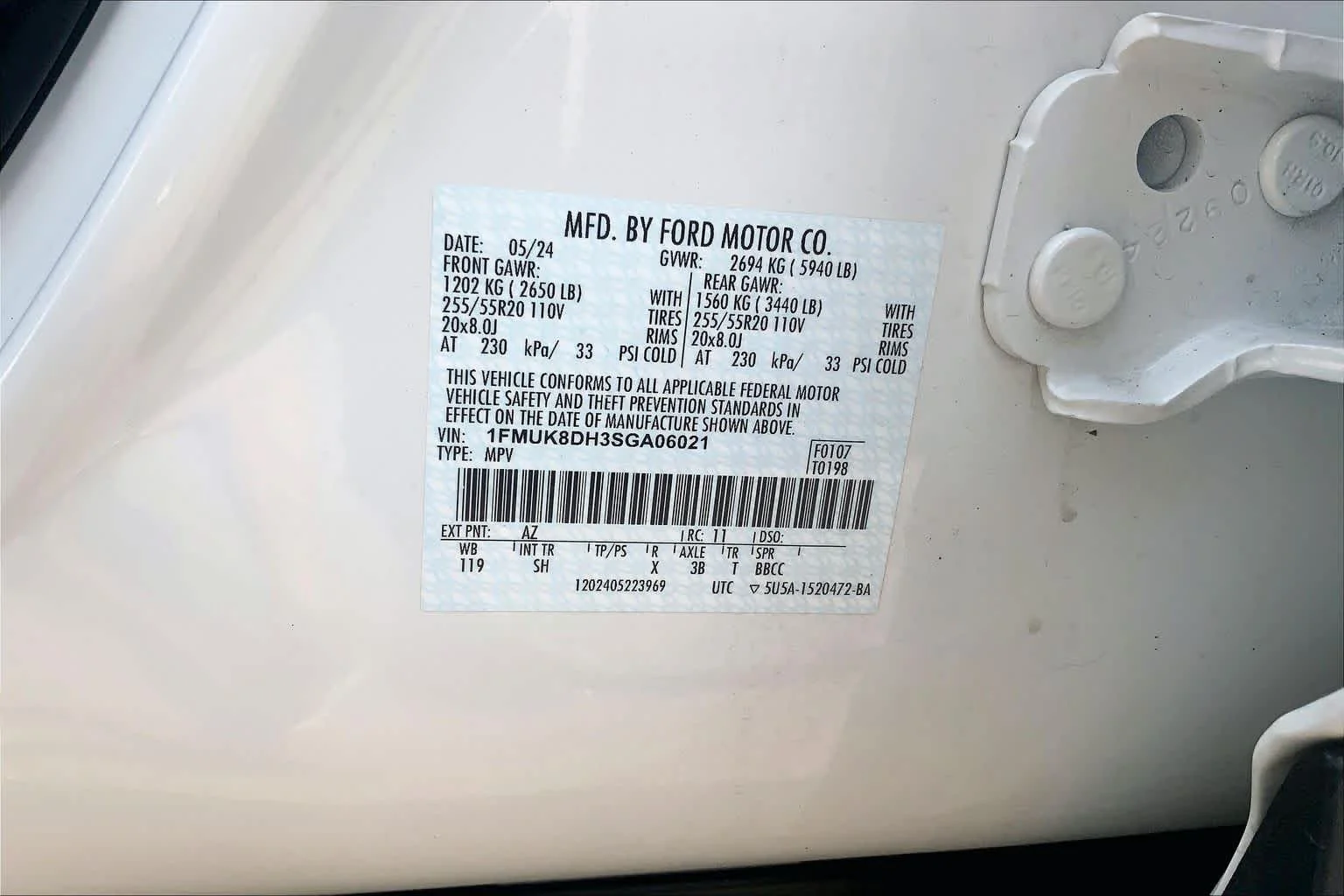 Used 2025 Star White Ford Active image 34