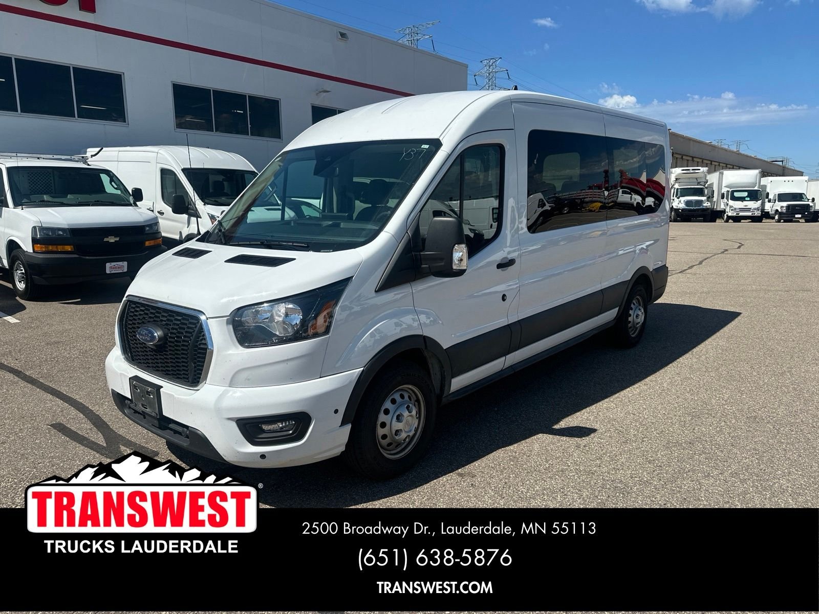 Used 2025 Ford Transit Passenger Van XLT with VIN 1FBAX9C84SKA41149 for sale in Minneapolis, Minnesota