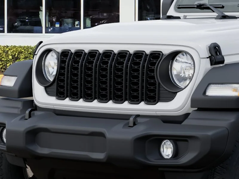 New 2026 Bright White Clear-Coat Exterior Paint Jeep Sport S image 45
