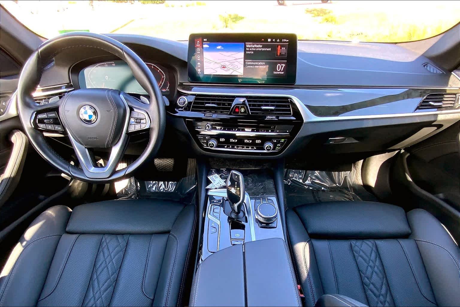 Certified Used 2021 Jet Black BMW 530i xDrive image 15
