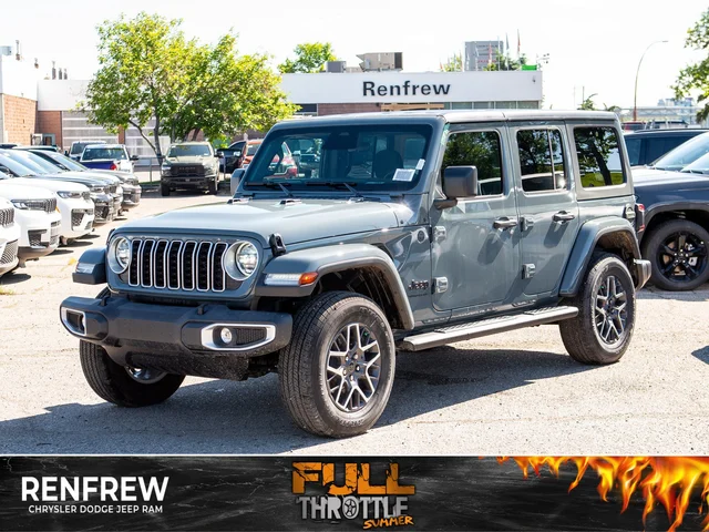 2026 Jeep Wrangler Sahara* 4 Door 4x4, Side Steps, Remote Start, Heated Seats