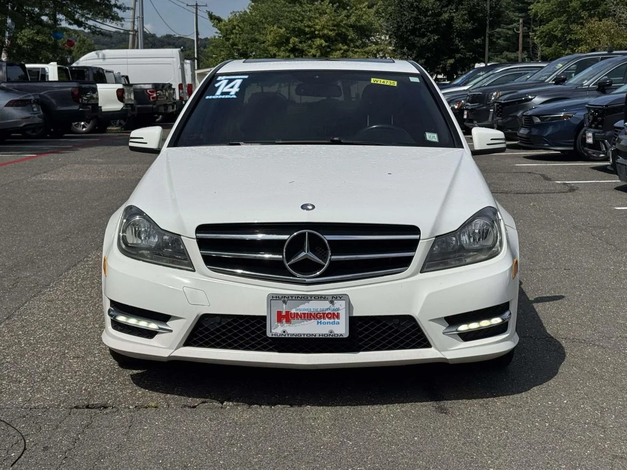 Used 2014 Mercedes-Benz C-Class C300 Sport with VIN WDDGF8AB6ER324588 for sale in Huntington, NY