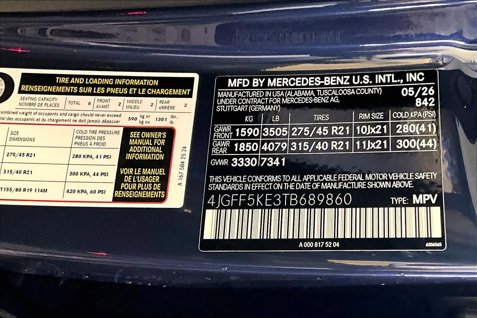 New 2026 Twilight Blue Metallic Mercedes-Benz GLS 450 image 12