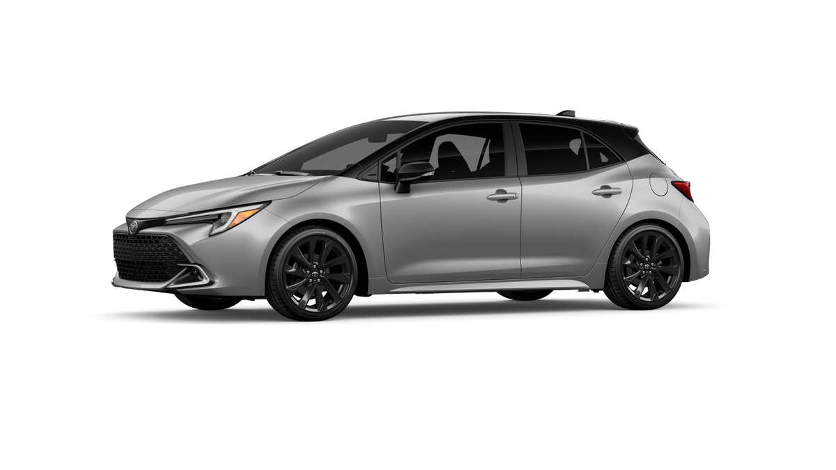 New 2027 Classic Silver Metallic with Black roof Toyota XSE image 3