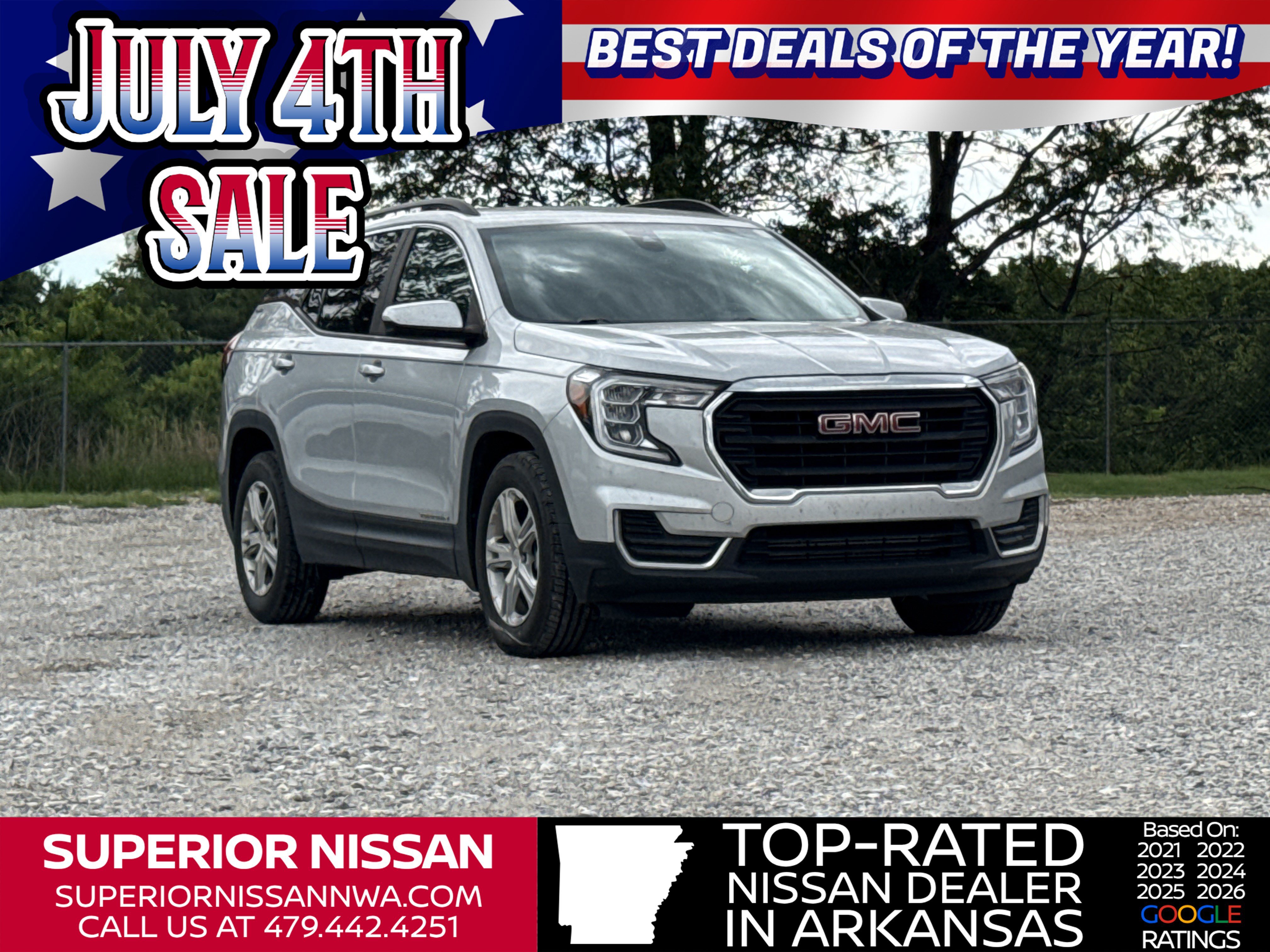 Used 2022 Quicksilver Metallic GMC SLE image 1