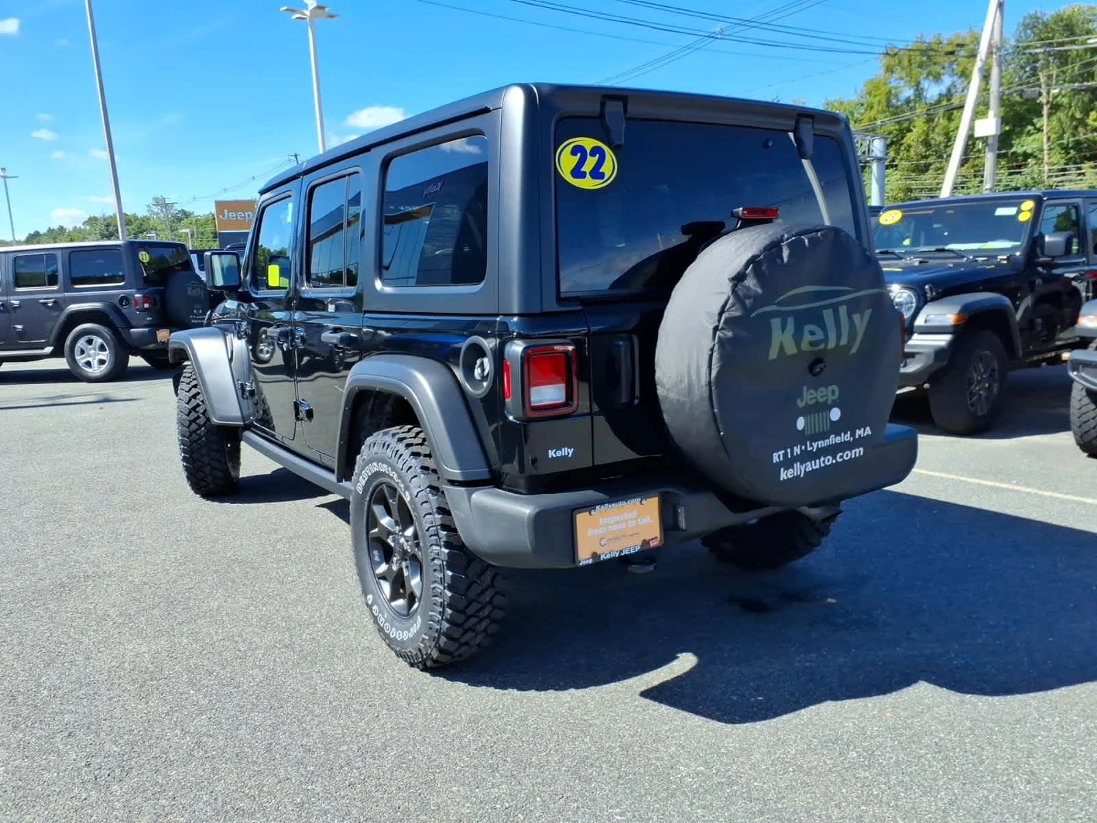 Certified Used 2022 Black Clearcoat Jeep Unlimited Willys image 11
