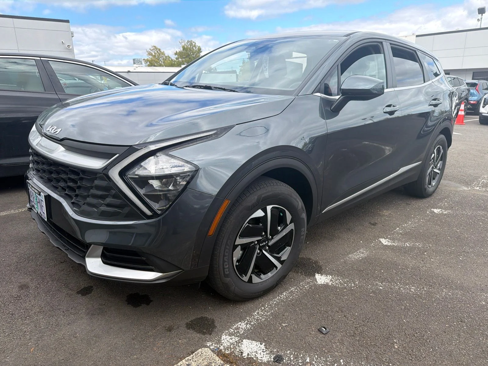 Used 2023 Gray Kia LX image 1