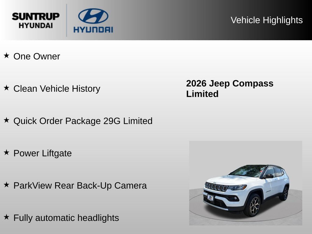 Used 2026 Bright White Clearcoat Jeep Limited image 8