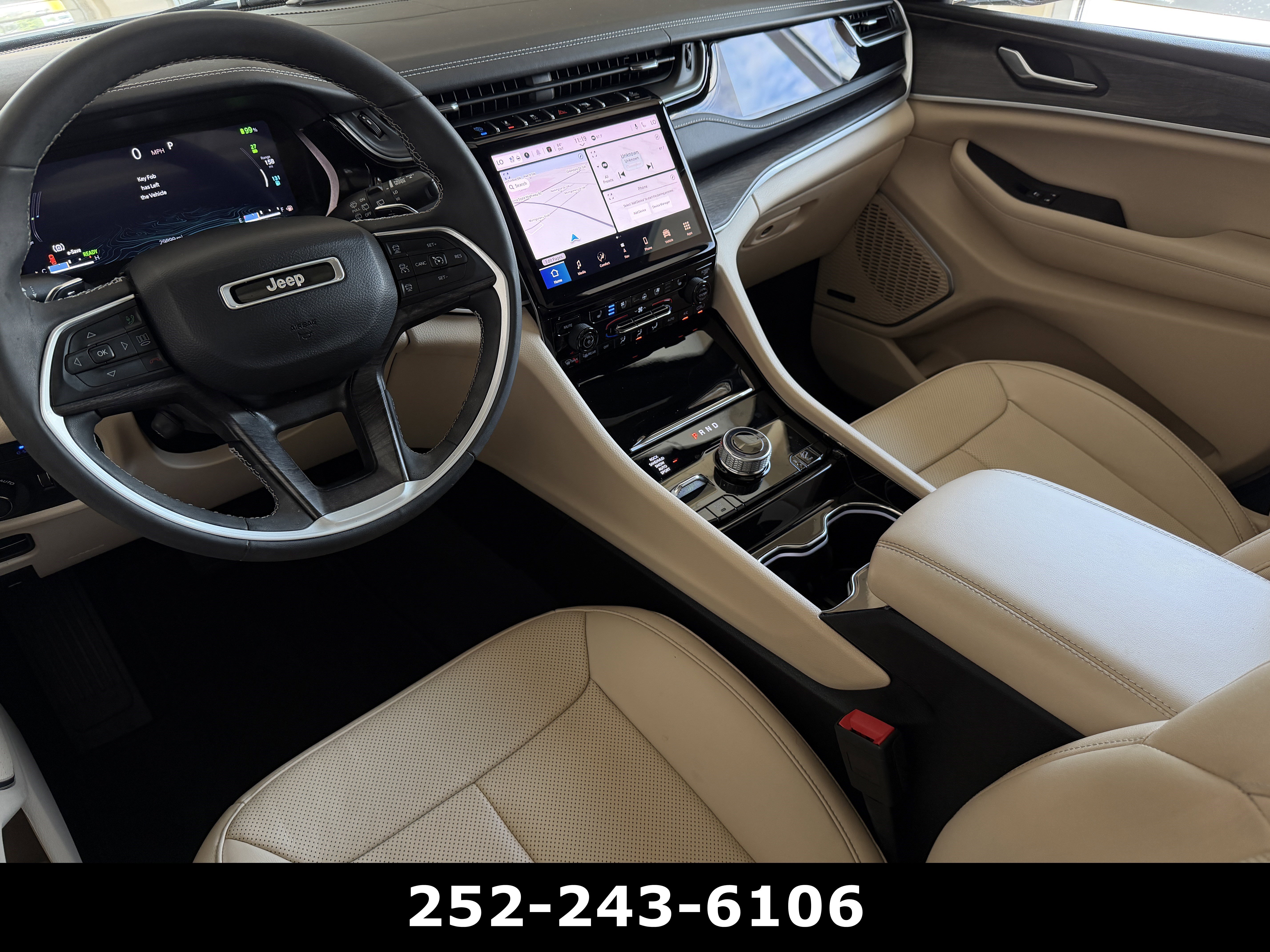 Used 2022 Bright White Clearcoat Jeep 4xe image 13