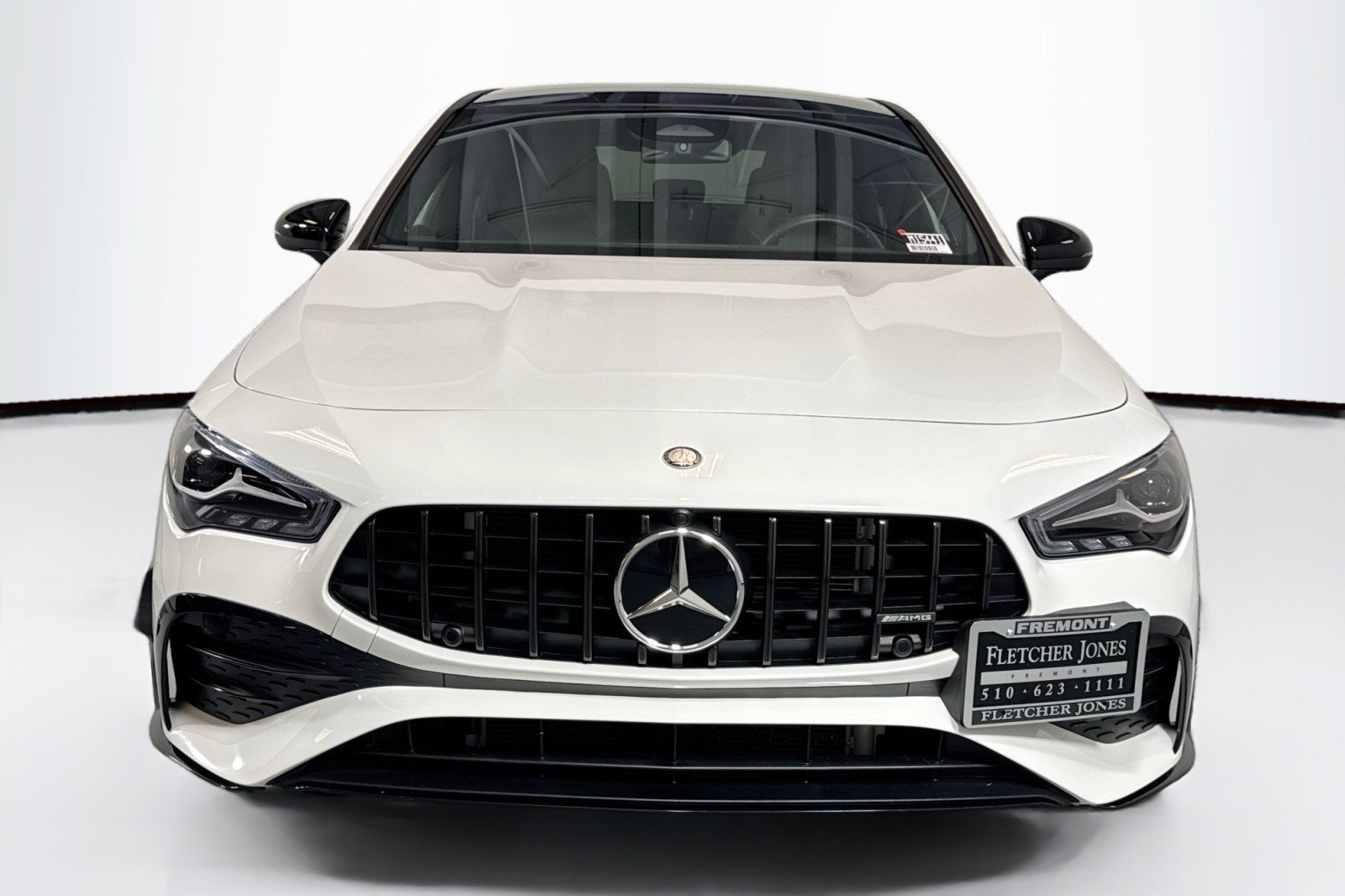 Certified Used 2025 Polar White Mercedes-Benz AMG® CLA 35 4MATIC Coupe image 2