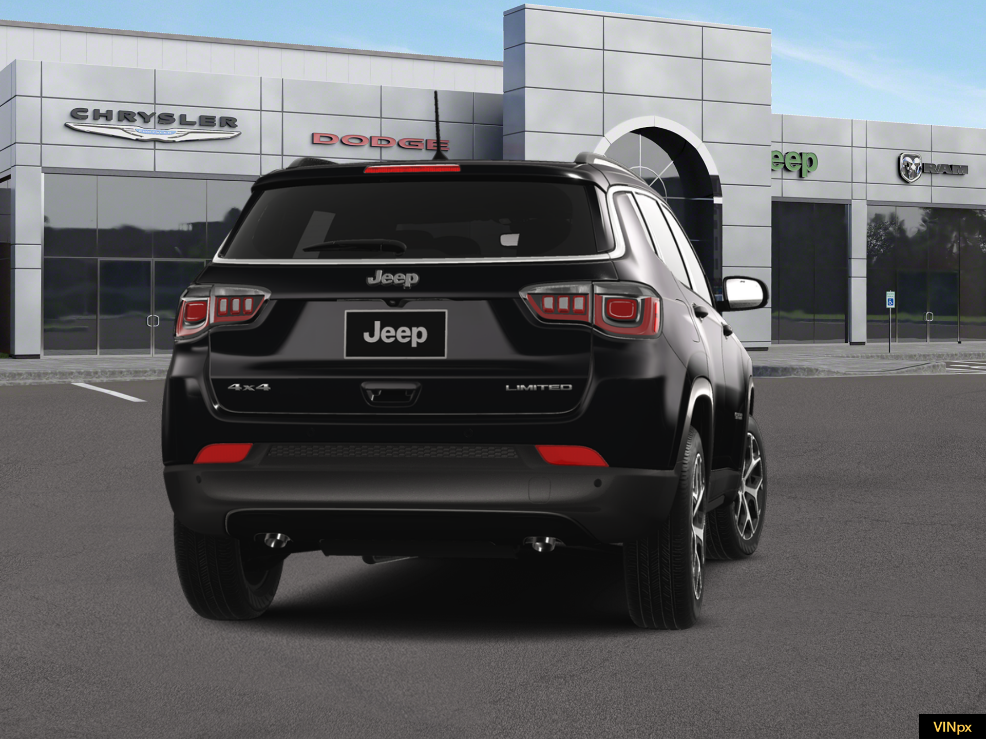 New 2026 Diamond Black Crystal Pearlcoat Jeep Limited image 14