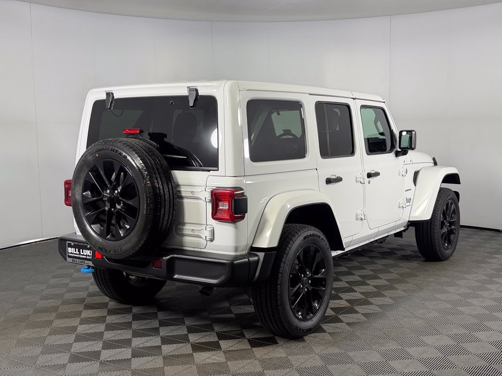 Certified Used 2024 White Jeep Sahara 4xe image 7