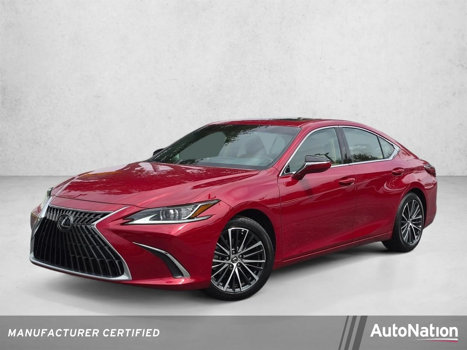 Certified Used 2025 Matador Red Mica Lexus ES 350 image 1