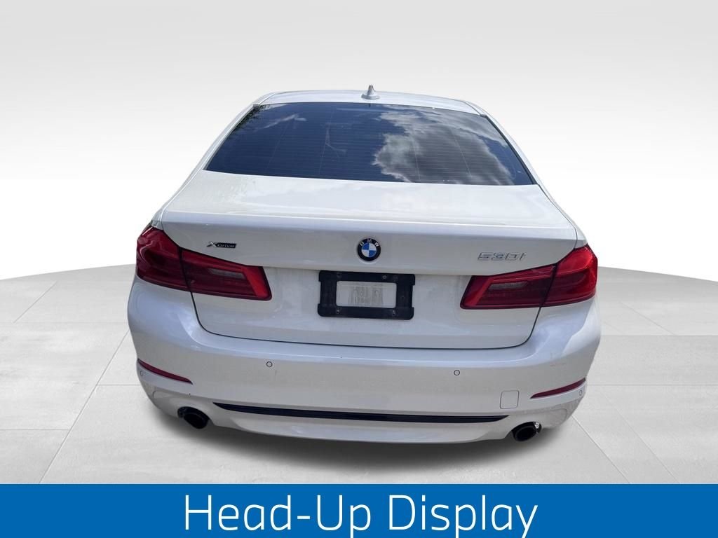 Used 2018 Mineral White Metallic BMW 530i xDrive image 4