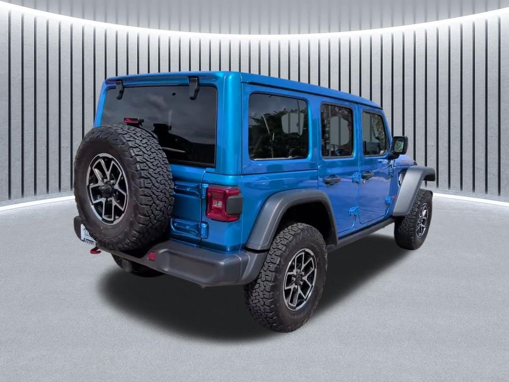 Used 2025 Blue Jeep Rubicon image 8