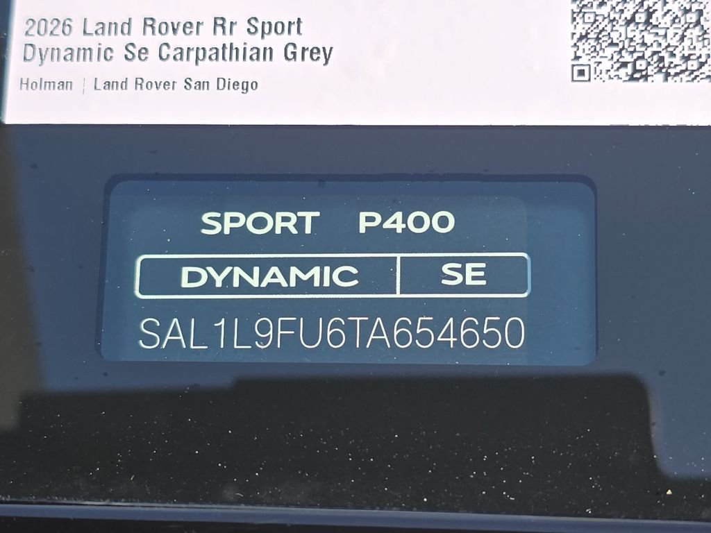 New 2026 Carpathian Grey Land Rover Dynamic SE image 37