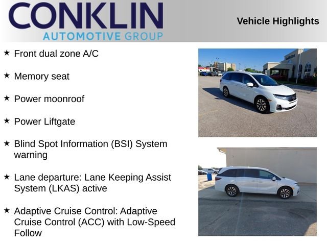 New 2026 Platinum White Pearl Honda EX-L image 2