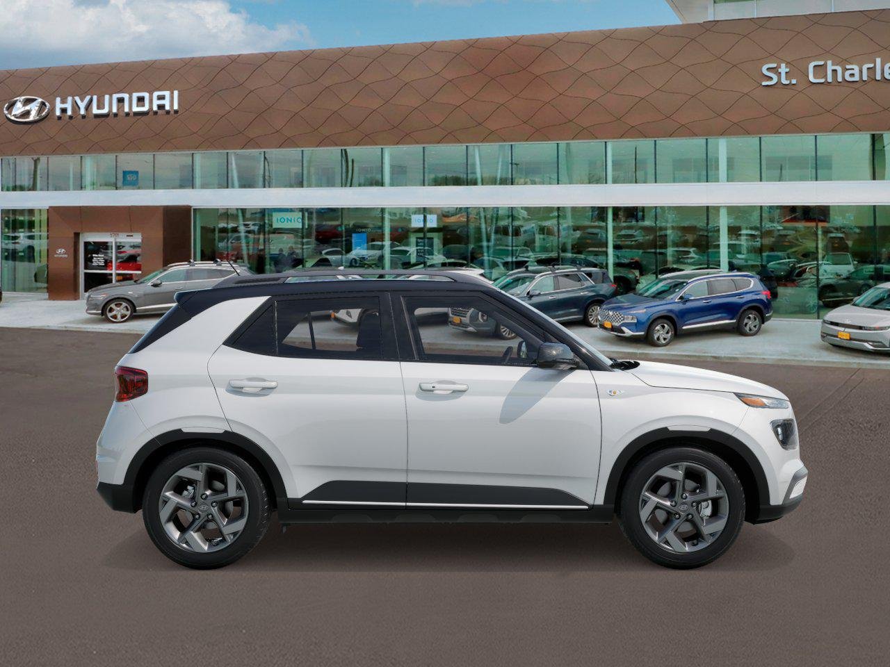 New 2026 Lunar White w/Black Roof Hyundai SEL w/Two-Tone Roof image 7