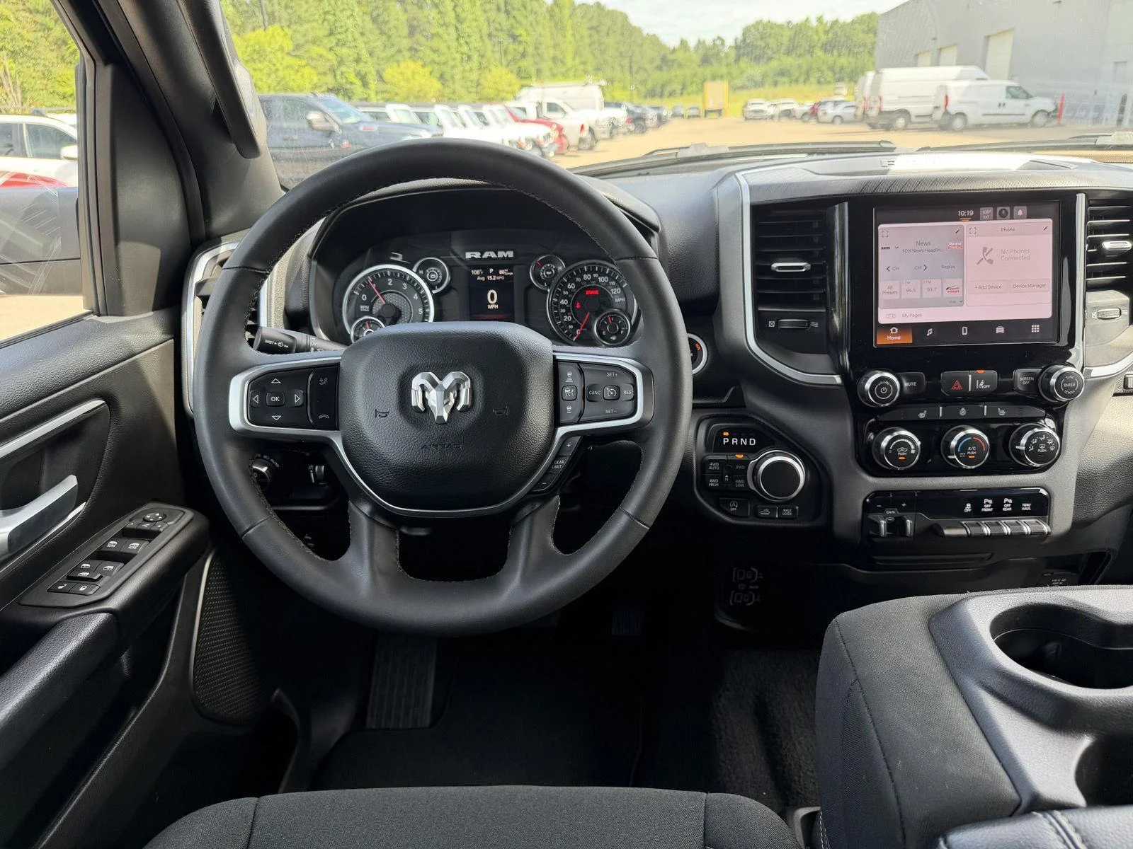 Used 2025 Bright White Clearcoat Ram Big Horn image 8