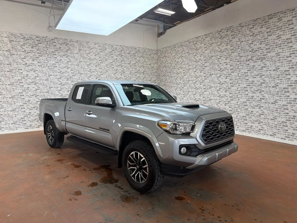 Used 2021 Silver Sky Metallic Toyota TRD Sport image 1