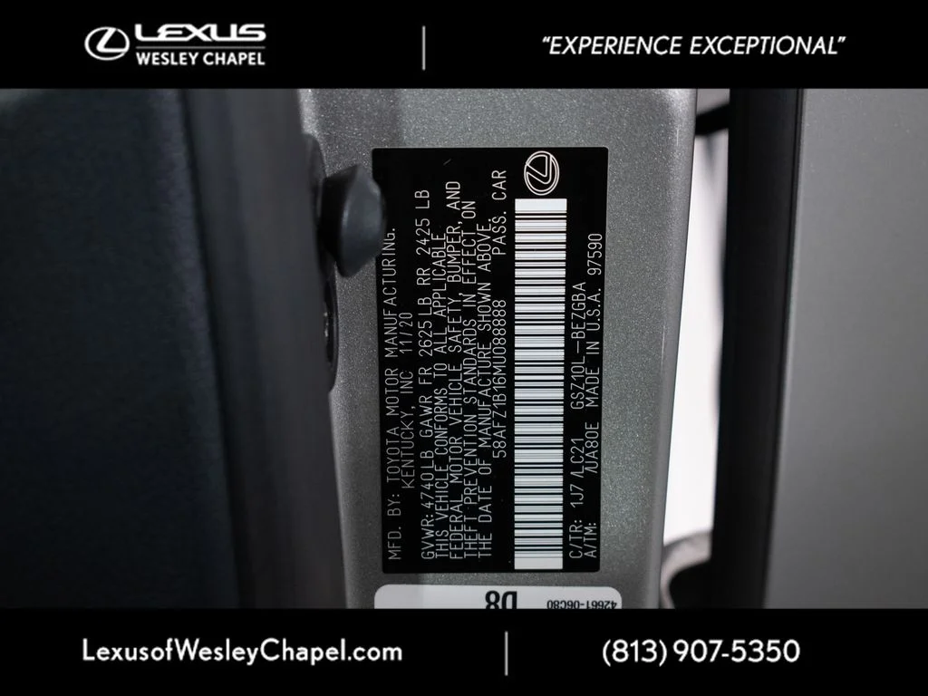 Certified Used 2021 Silver Lexus 350 Ultra Luxury image 28