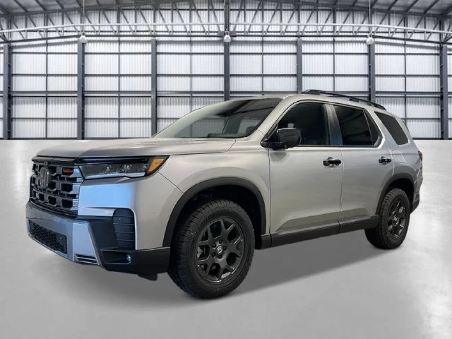 New 2026 Solar Silver Metallic Honda AWD TrailSport image 1