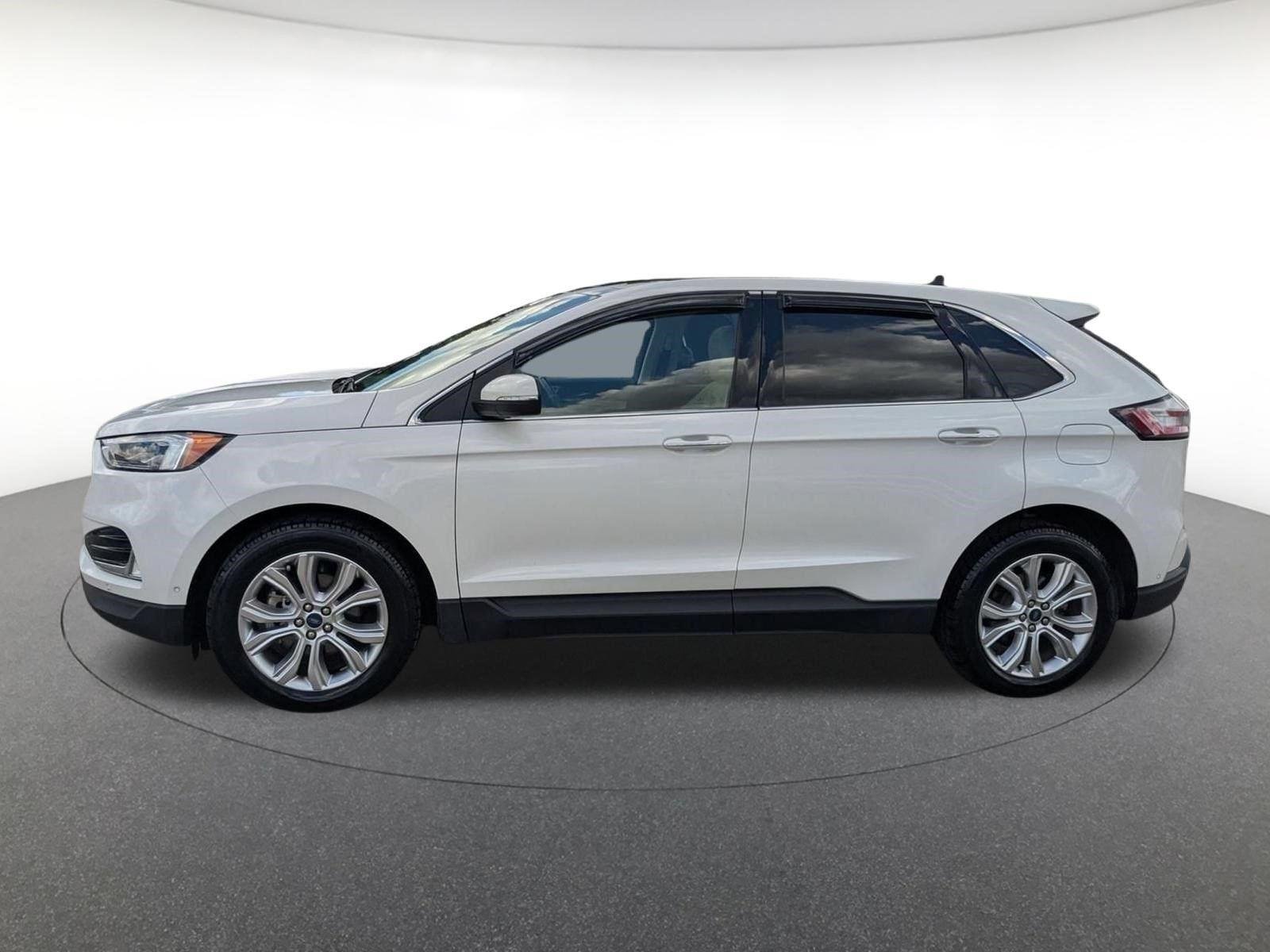 Used 2020 Star White Metallic Tri-Coat Ford Titanium image 8
