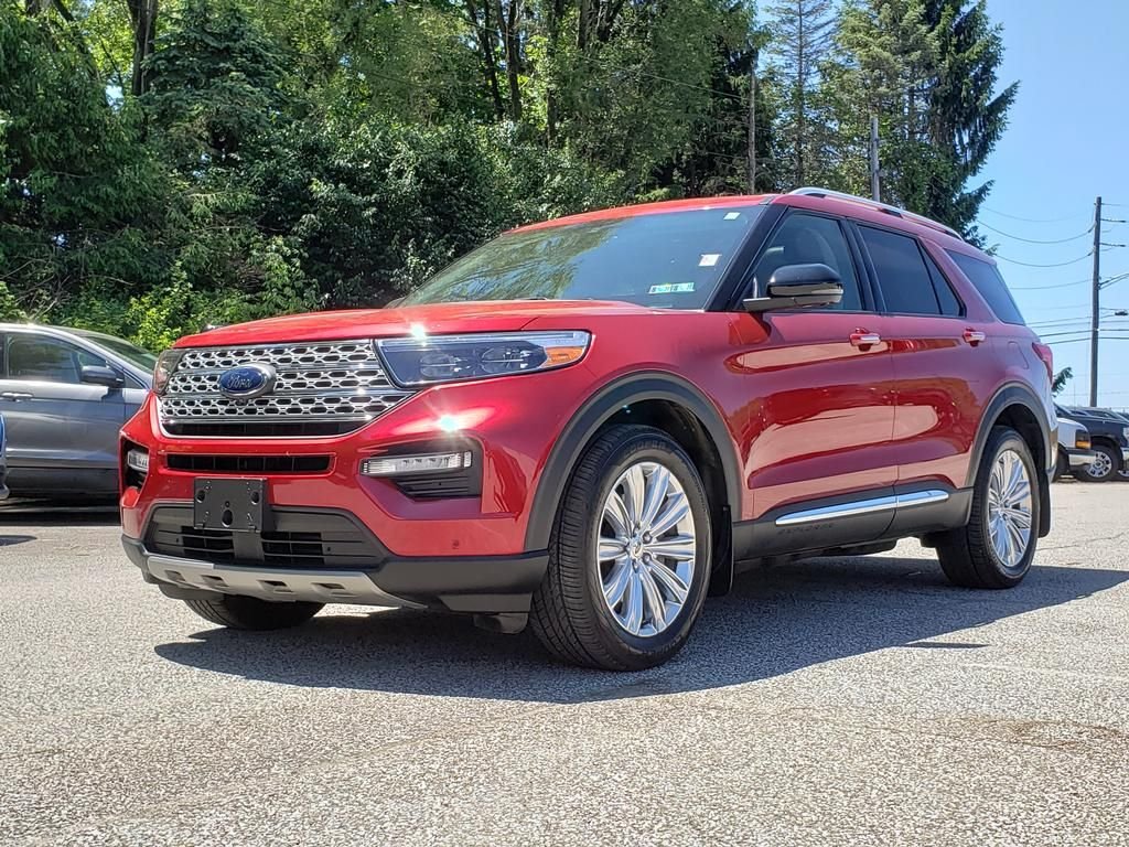 Used 2020 Red Metallic Ford Limited 4x4 Heated Leather Nav Moonroof 2.3 Ecoboo image 7