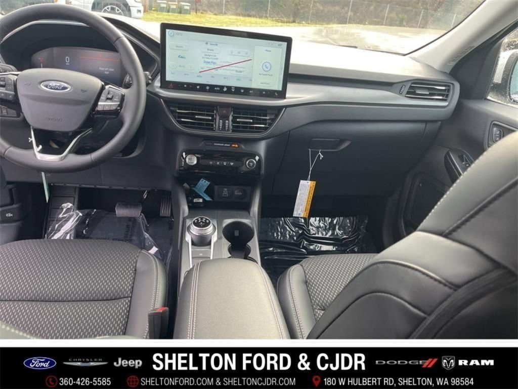 New 2025 Star White Metallic Tri-coat Ford Plug-in Hybrid image 26