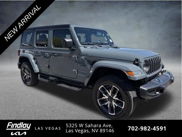 Used 2024 Gray Jeep Sport S 4xe image 3