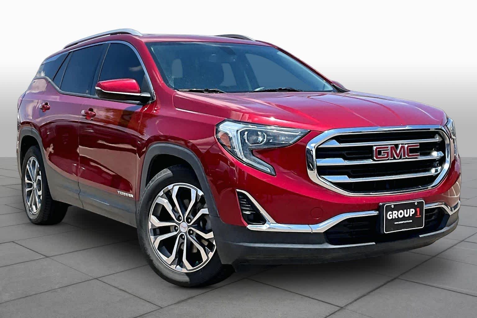 Used 2018 Red Quartz Tintcoat GMC SLT image 3