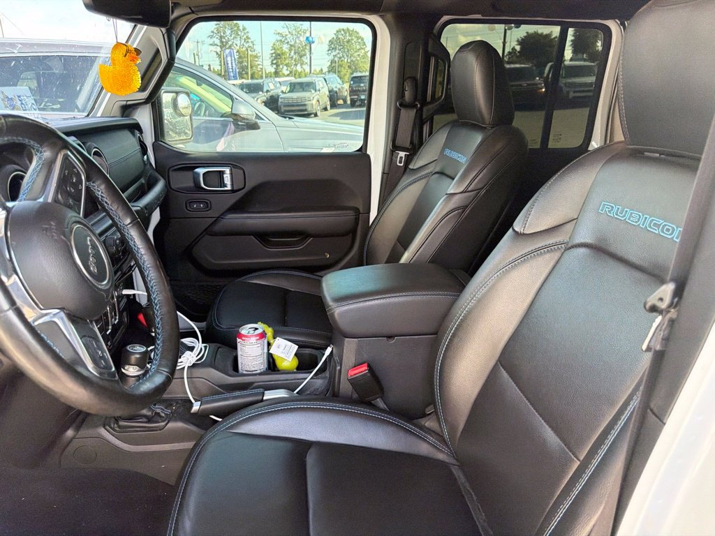 Used 2022 White Jeep Unlimited Rubicon 4xe image 7