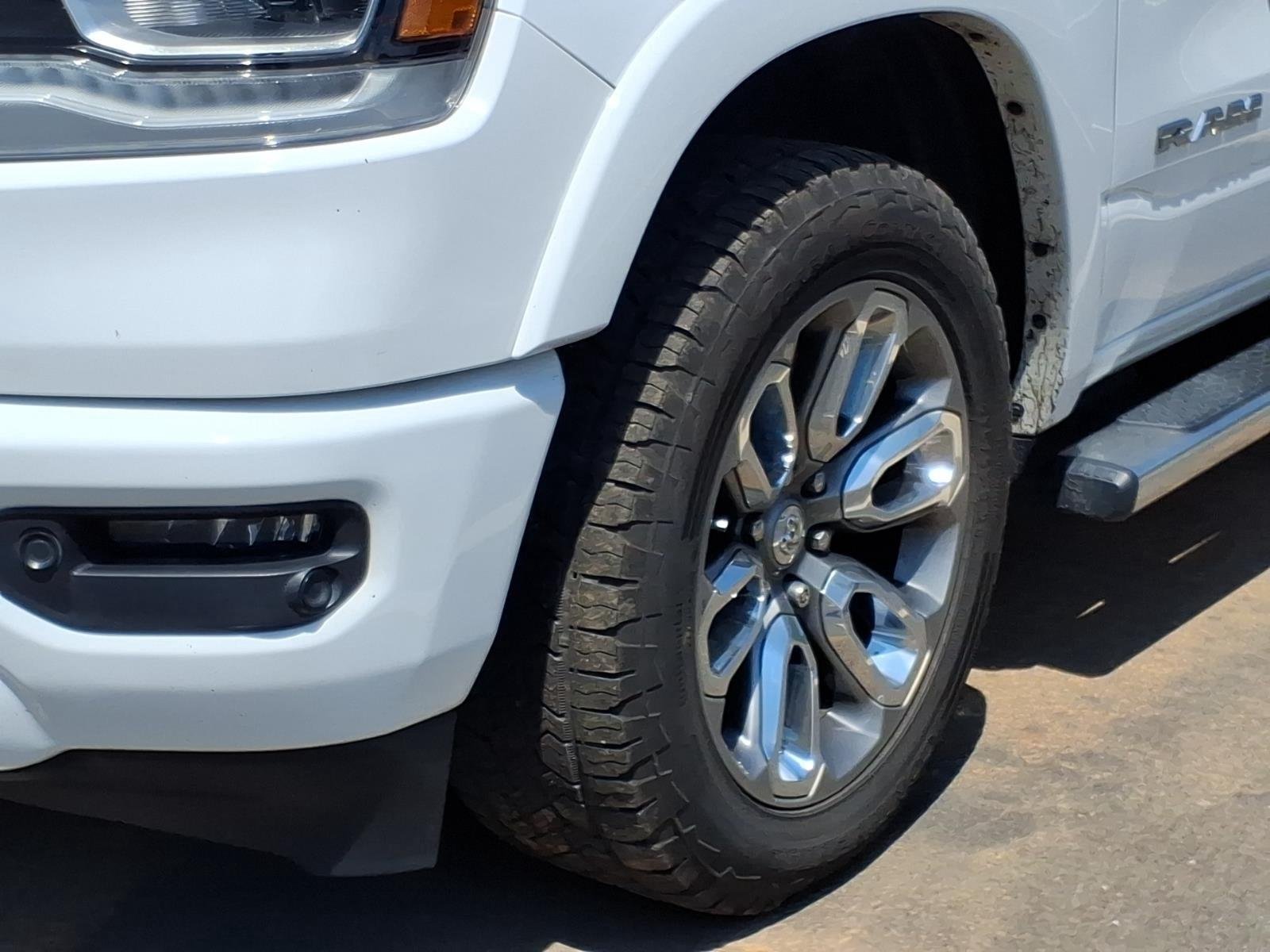 Used 2020 Bright White Clearcoat Ram Laramie image 3
