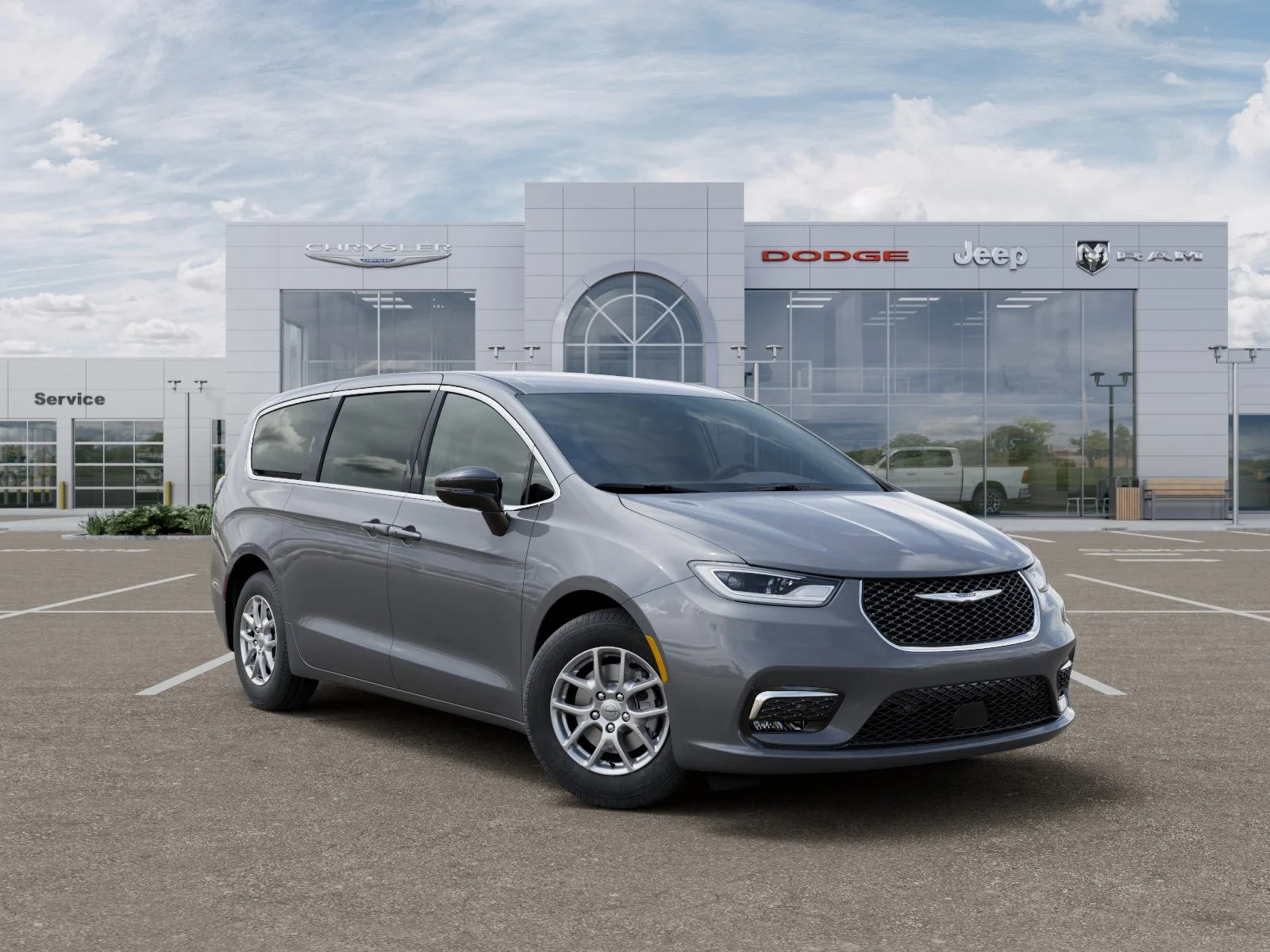 New 2025 Ceramic Gray Clear-Coat Exterior Paint Chrysler Select image 65
