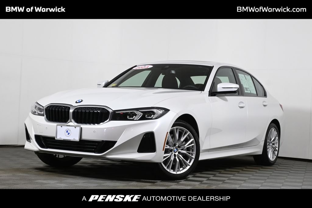 Certified Used 2023 White Metallic BMW 330i xDrive image 1