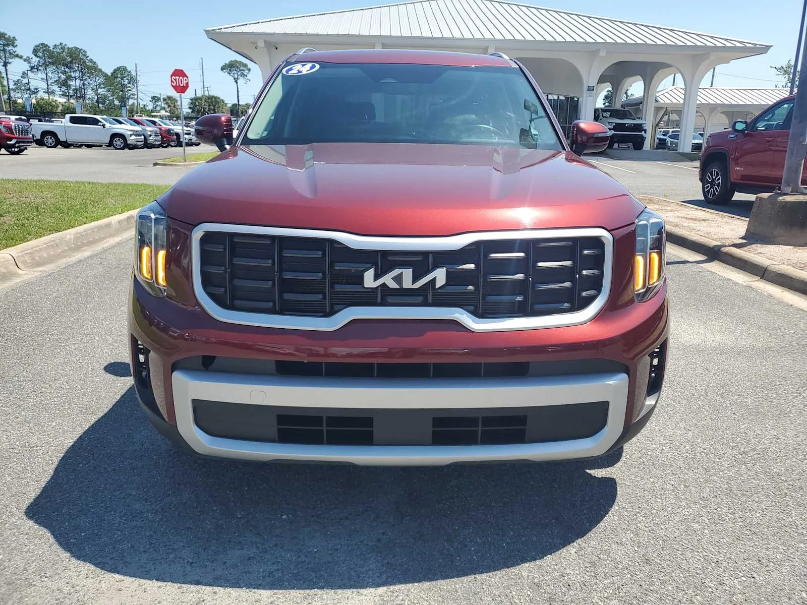 Used 2024 Dawning Red Red Kia S image 10