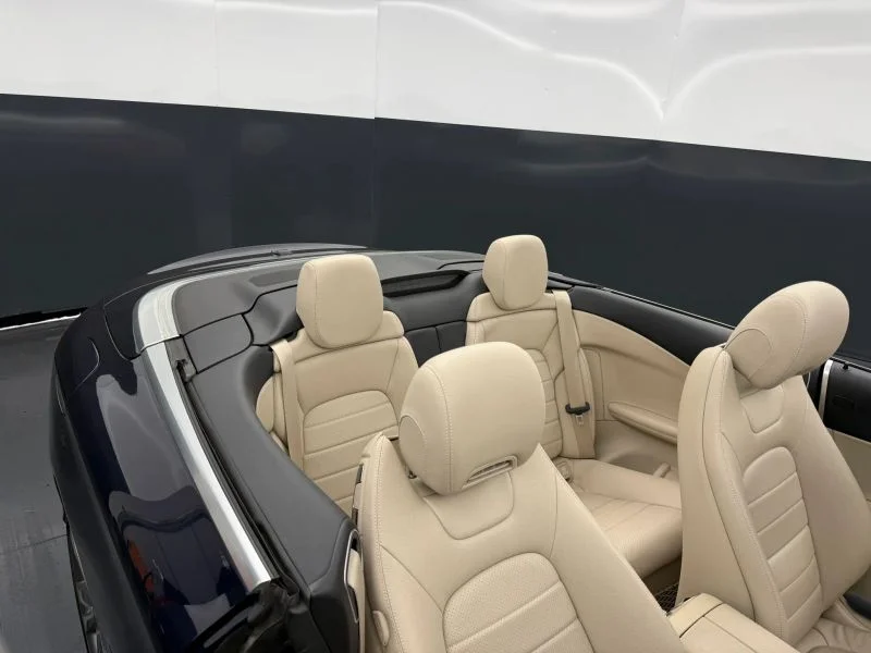 Used 2019 Blue Mercedes-Benz C 300 4MATIC® Cabriolet 2D image 46