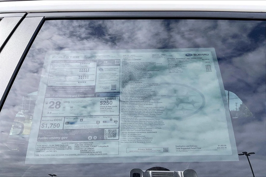 New 2026 CRYSTAL WHITE PEARL Subaru Touring image 17
