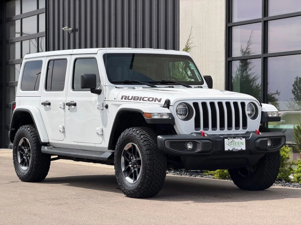 Used 2018 White Jeep Unlimited Rubicon image 4