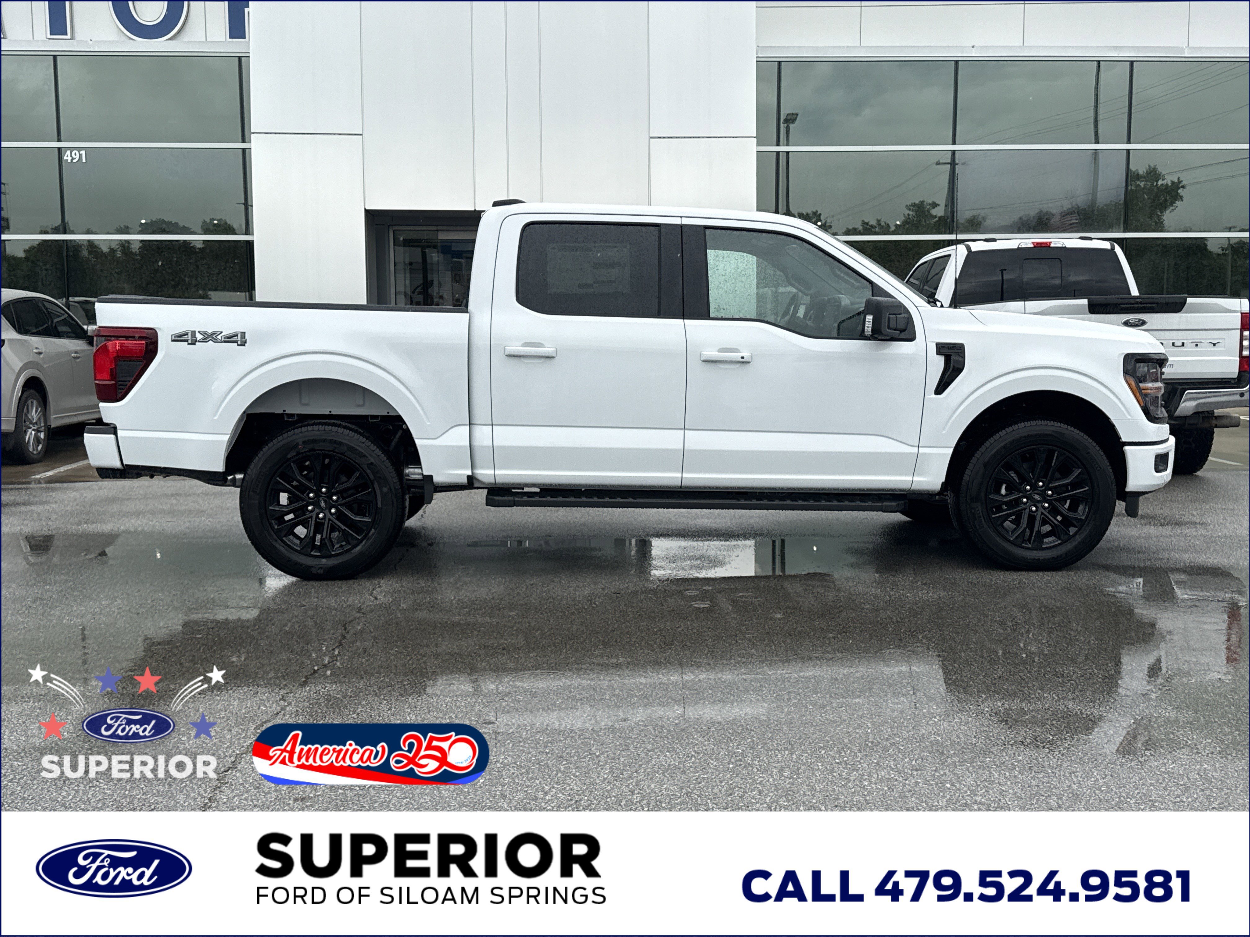 New 2026 Oxford White Ford XLT 4WD SuperCrew image 2