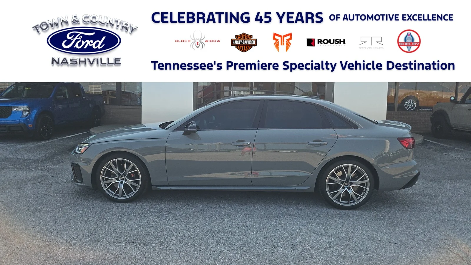 Used 2022 Quantum Gray Audi Premium Plus image 1