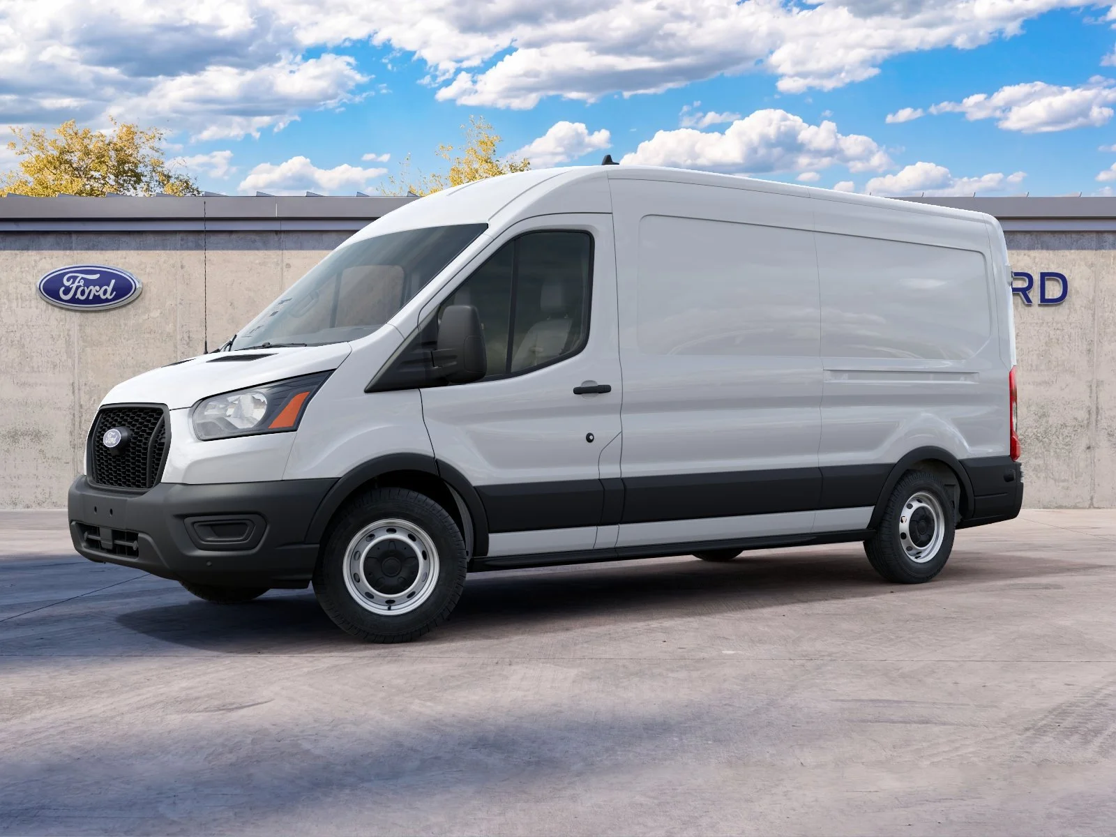 New 2027 Oxford White Ford Cargo Van image 1