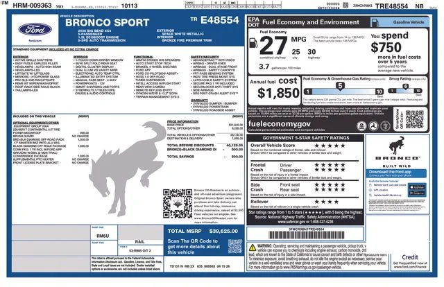 New 2026 Space White Metallic Ford Big Bend® image 43