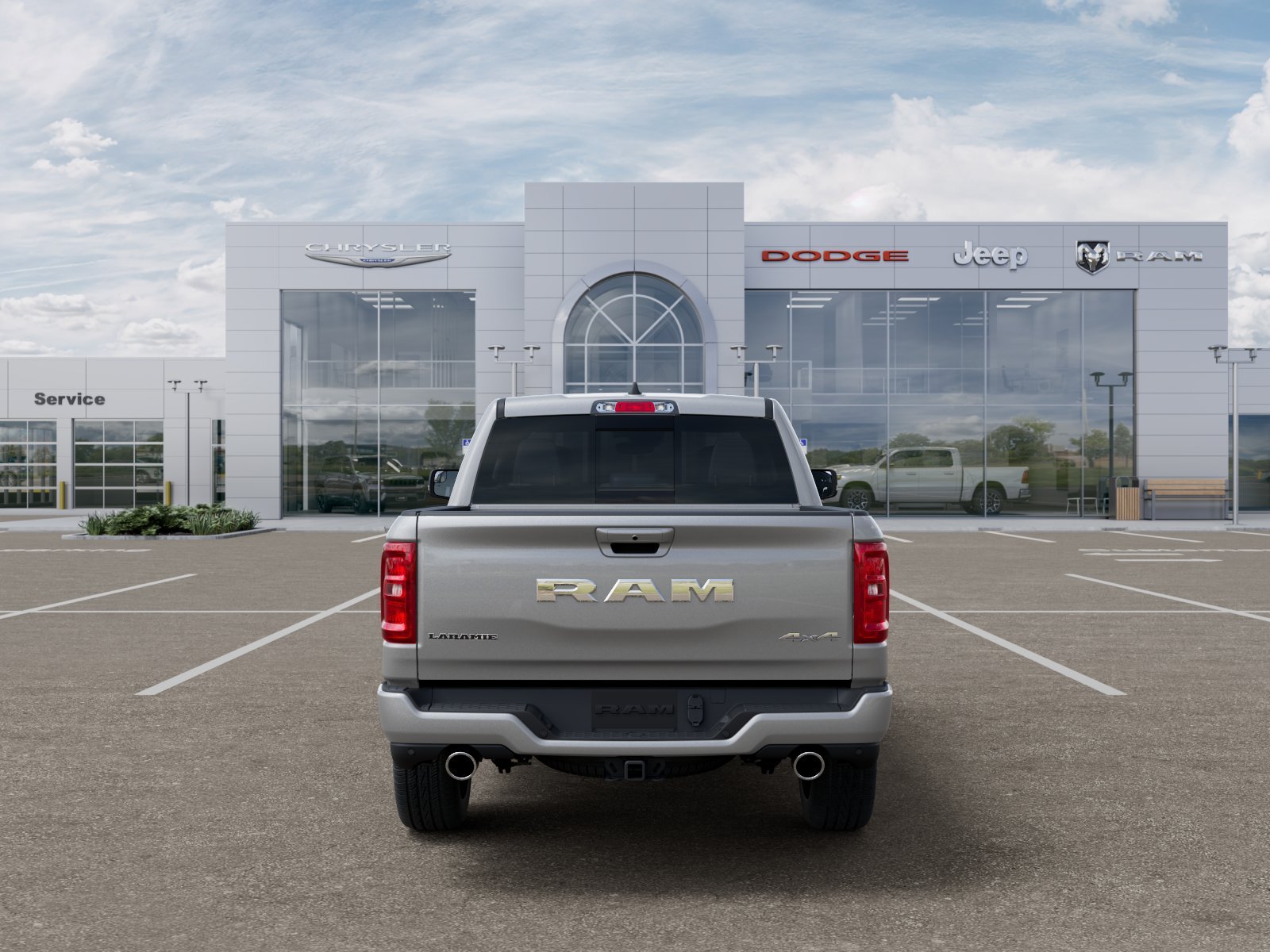 New 2026 Silver Zynith Exterior Paint RAM Laramie image 39