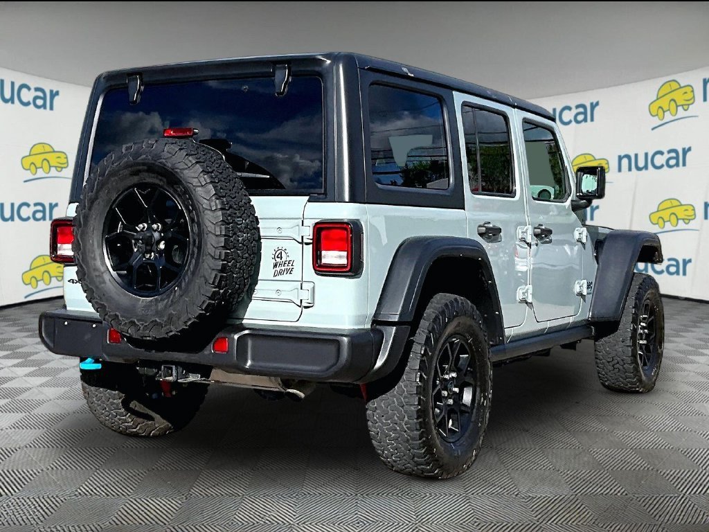 Used 2024 Gray Jeep Willys 4xe image 6