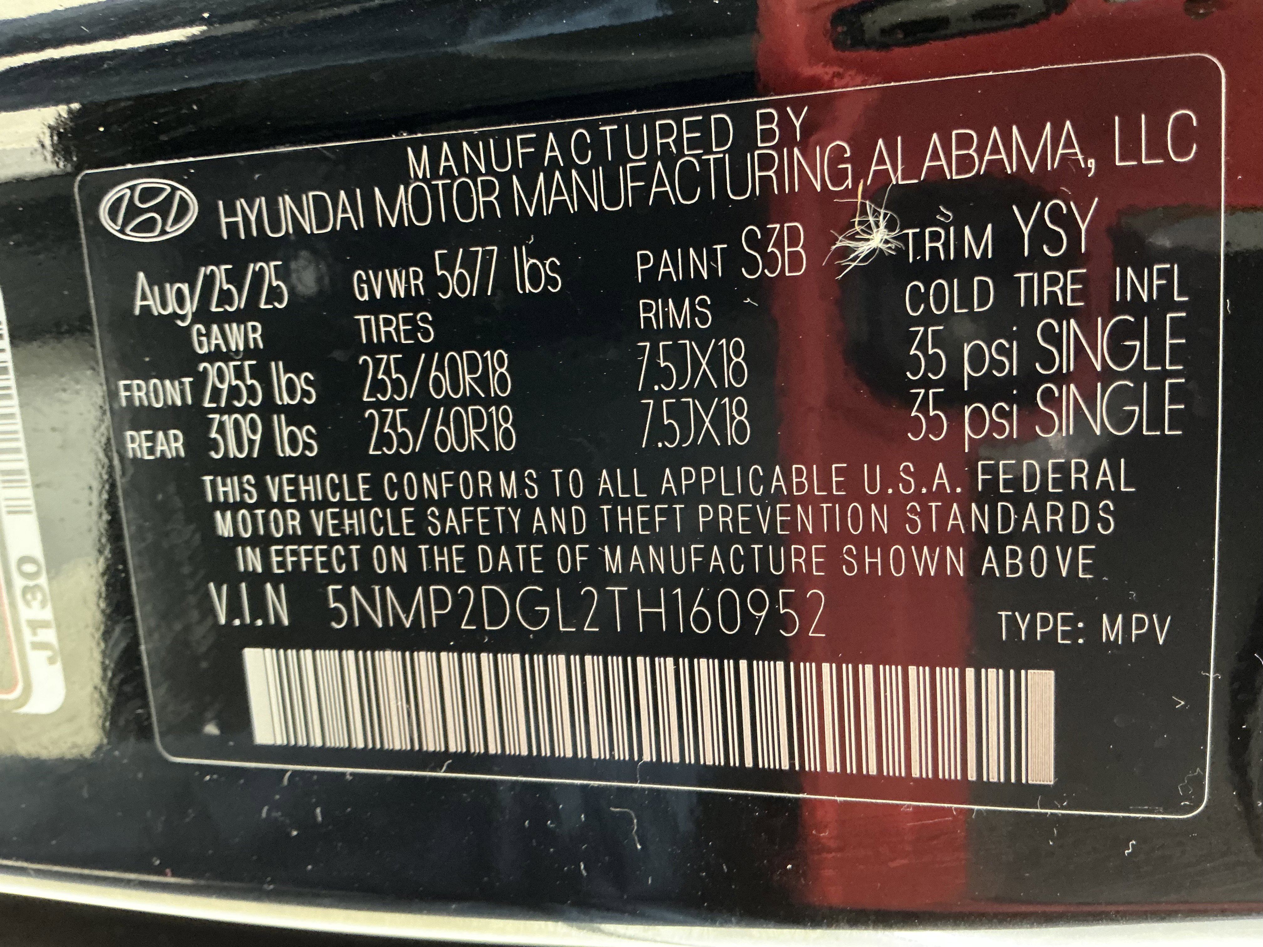 Used 2026 Phantom Black Hyundai SEL image 14