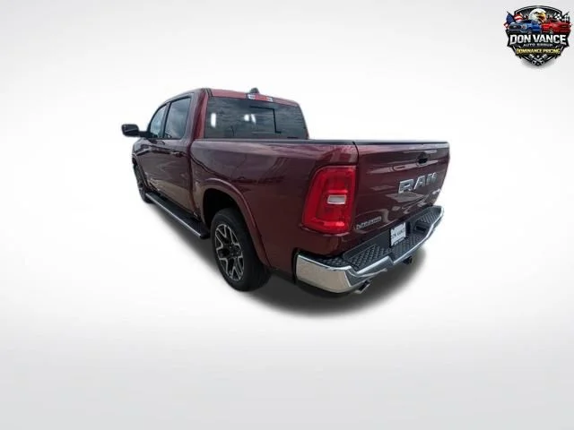 New 2026 Delmonico Red Pearl-Coat Exterior Paint RAM Laramie image 3
