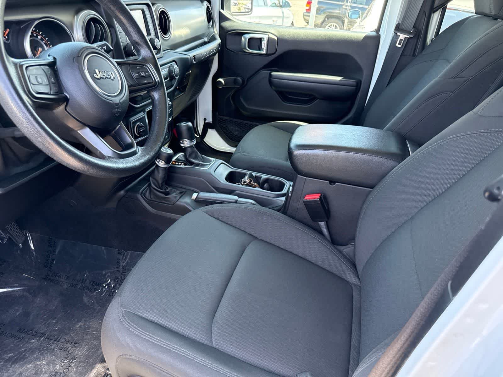 Used 2021 Bright White Clearcoat Jeep Unlimited Willys Sport image 25