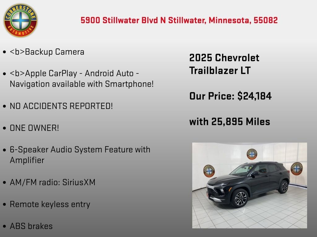 Used 2025 Mosaic Black Metallic Chevrolet LT image 5