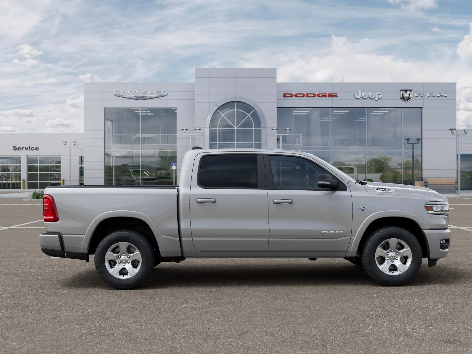 New 2026 Silver Zynith Exterior Paint RAM Big Horn/Lone Star image 51